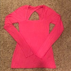 Comfy soft T-shirt: square neck/ cutout back!